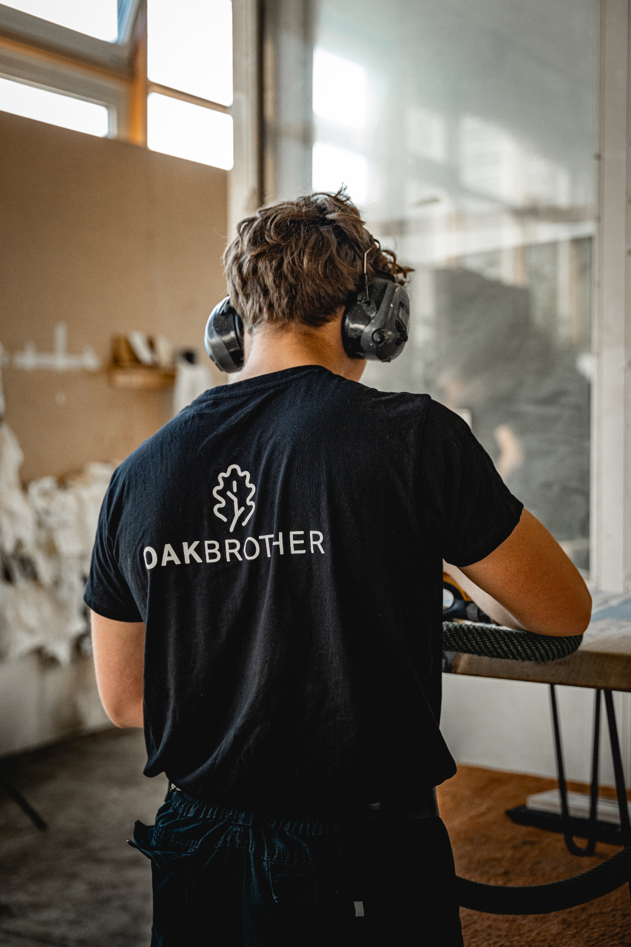Bestickter Oakbrother Rückendruck